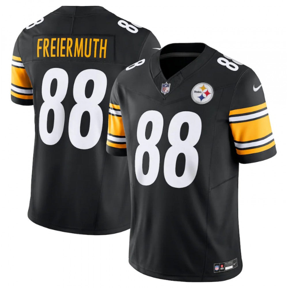 Men's Pittsburgh Steelers #88 Pat Freiermuth Black 2023 F.U.S.E. Vapor Untouchable Limited Jersey 