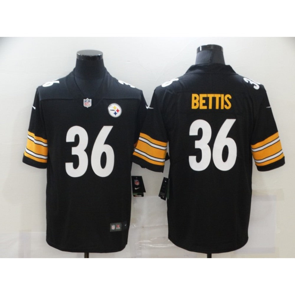 Men's Pittsburgh Steelers #36 Jerome Bettis Black Stitched Jersey 