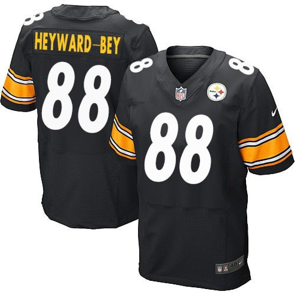 Steelers #88 Darrius Heyward-Bey Black Team Color Men's Stitched NFL Elite Jersey 