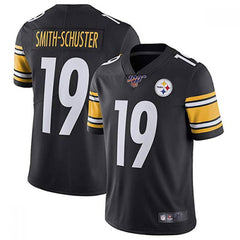 Men's Pittsburgh Steelers #19 JuJu Smith-Schuster Black 2019 100th Season Vapor Untouchable Limited Stitched NFL Jersey 