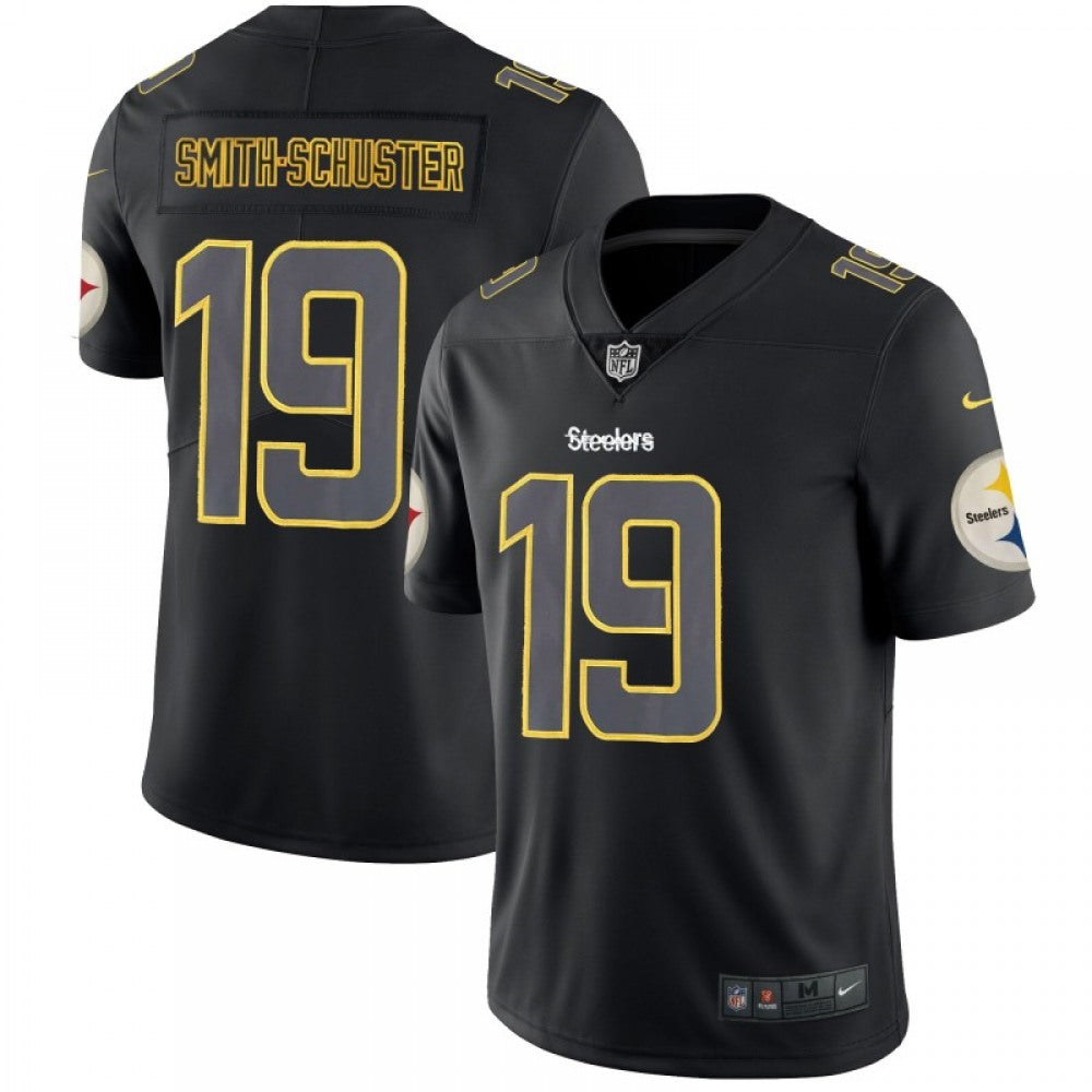 Men's Pittsburgh Steelers #19 JuJu Smith-Schuster 2018 Black Impact Limited Stitched NFL Jersey 