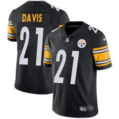 Men's Pittsburgh Steelers #21 Sean Davis Black Vapor Untouchable Limited Stitched NFL Jersey 