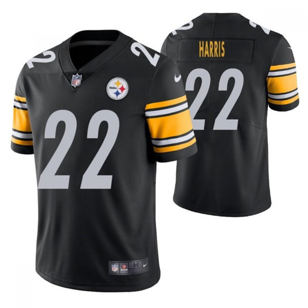 Men's Pittsburgh Steelers #22 Najee Harris 2021 Black Vapor Untouchable Limited Stitched Jersey 