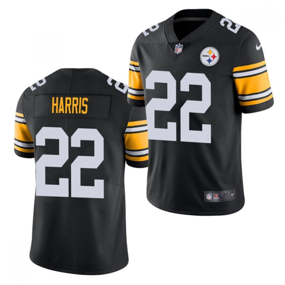 Men's Pittsburgh Steelers #22 Najee Harris 2021 Black Vapor Untouchable Limited Stitched Jersey 