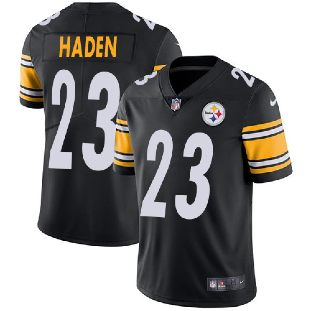 Men's Pittsburgh Steelers #23 Joe Haden Black Vapor Untouchable Limited Stitched NFL Jersey 
