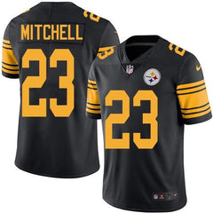 Steelers #23 Mike Mitchell Black Men's Stitched NFL Limited Rush Jersey 