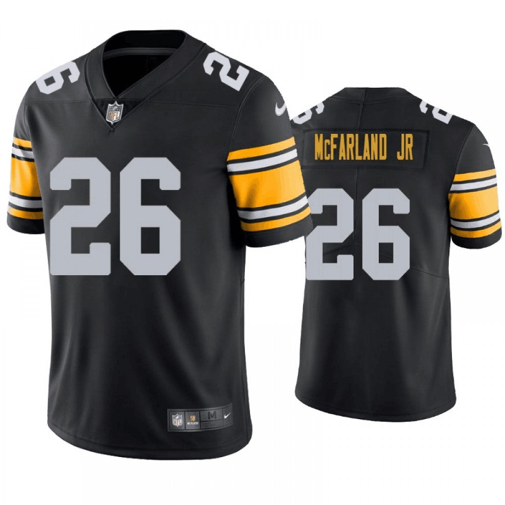 Men's Pittsburgh Steelers #26 Anthony McFarland Black Vapor Untouchable Limited Stitched Jersey 