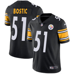 Men's Pittsburgh Steelers #51 Jon Bostic Black Vapor Untouchable Limited Stitched NFL Jersey 