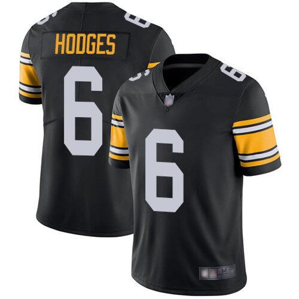Men's Pittsburgh Steelers #6 Devlin Hodges 2019 Black Vapor Untouchable Limited Stitched NFL Jersey 