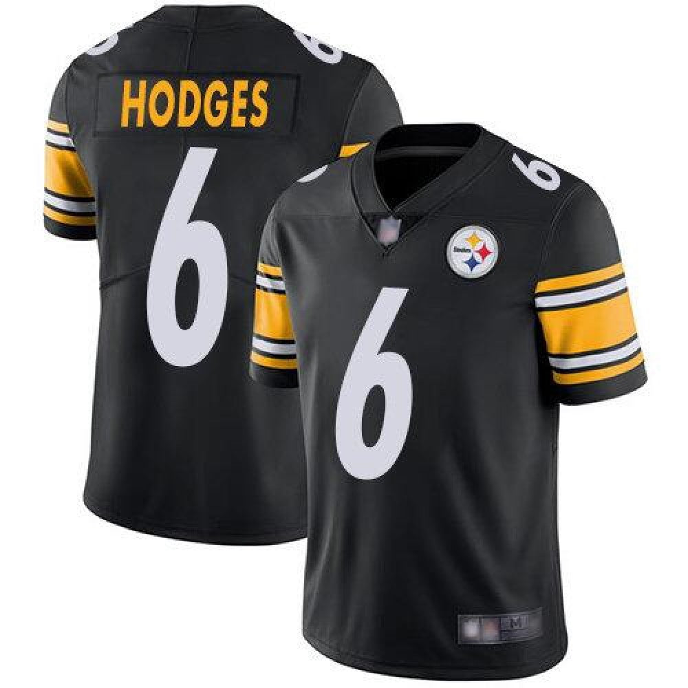 Men's Pittsburgh Steelers #6 Devlin Hodges Black Vapor Untouchable Limited Stitched NFL Jersey 