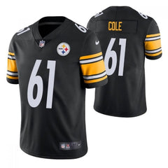 Men's Pittsburgh Steelers #61 Mason Cole Black Vapor Untouchable Limited Stitched Jersey 