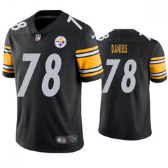Men's Pittsburgh Steelers #78 James Daniels Black Vapor Untouchable Limited Stitched Jersey 