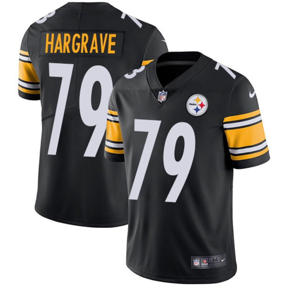Men's Pittsburgh Steelers #79 Javon Hargrave Black Vapor Untouchable Limited Stitched NFL Jersey 
