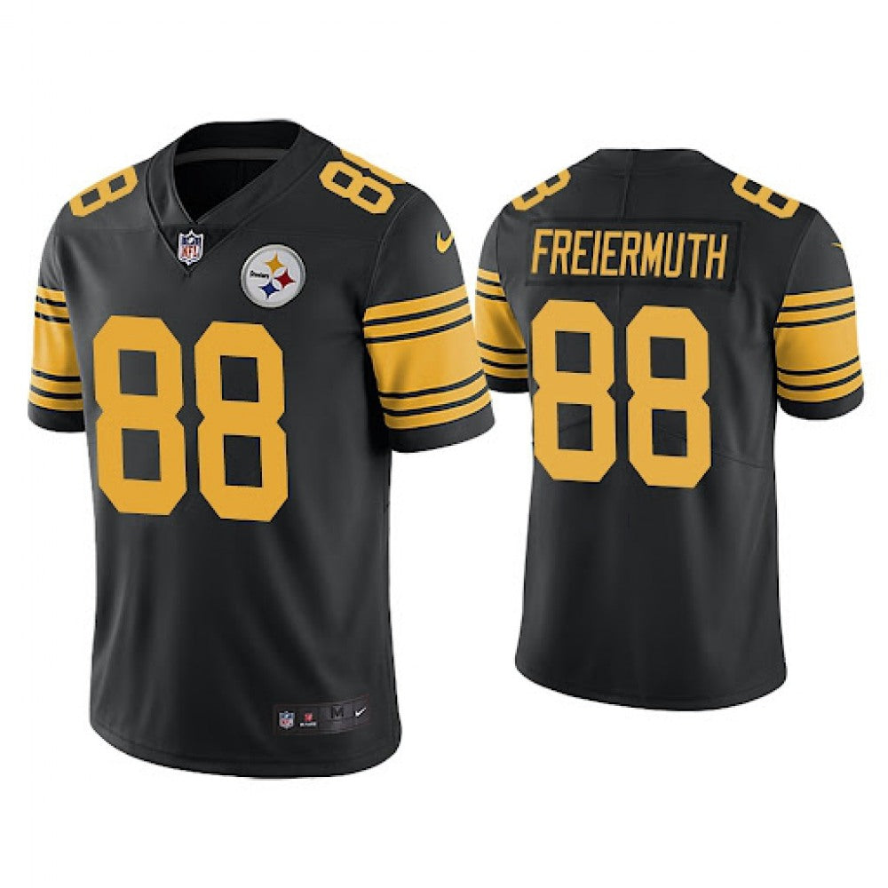 Men's Pittsburgh Steelers #88 Pat Freiermuth Black Vapor Untouchable Limited Stitched Jersey 