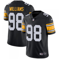 Men's Pittsburgh Steelers #98 Vince Williams Black Vapor Untouchable Limited NFL Stitched Jersey 