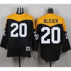 Mitchell And Ness 1967 Steelers #20 Rocky Bleier Black/Yelllow Throwback Men's Stitched NFL Jersey 