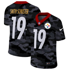 Men's Pittsburgh Steelers #19 JuJu Smith-Schuster 2020 Camo Stitched Limited Jersey 