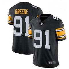Men's Pittsburgh Steelers #91 Kevin Greene Black Vapor Untouchable Limited Stitched Jersey 