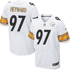 Steelers #97 Cameron Heyward White Men's Stitched NFL Elite Jersey 