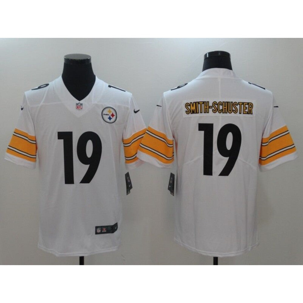 Men's Pittsburgh Steelers #19 JuJu Smith-Schuster White Vapor Untouchable Limited Stitched NFL Jersey 