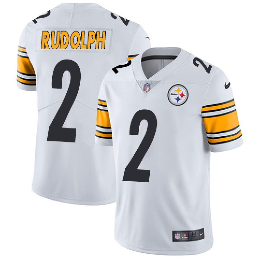 Men's Pittsburgh Steelers #2 Mason Rudolph White 2019 Vapor Untouchable Limited Stitched NFL Jersey 