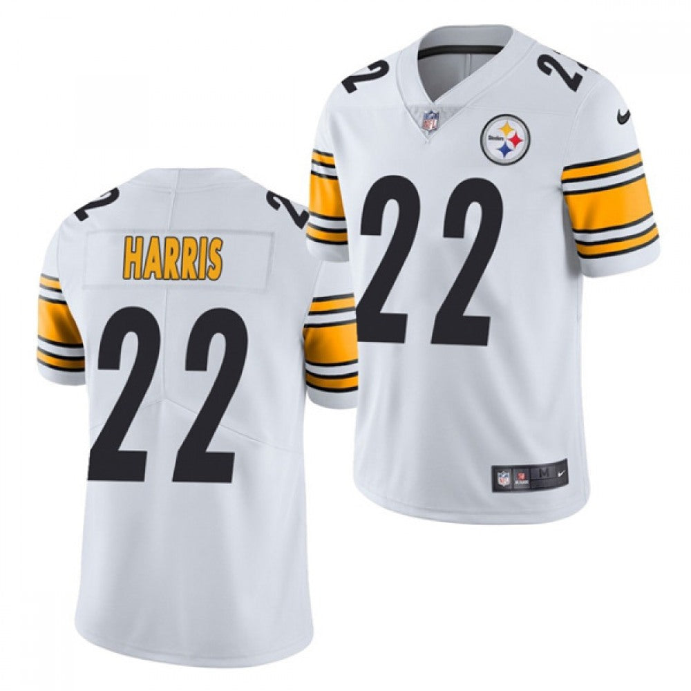 Men's Pittsburgh Steelers #22 Najee Harris 2021 White Vapor Untouchable Limited Stitched Jersey 