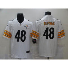 Men's Pittsburgh Steelers #48 Bud Dupree White Vapor Untouchable Limited Stitched NFL Jersey 