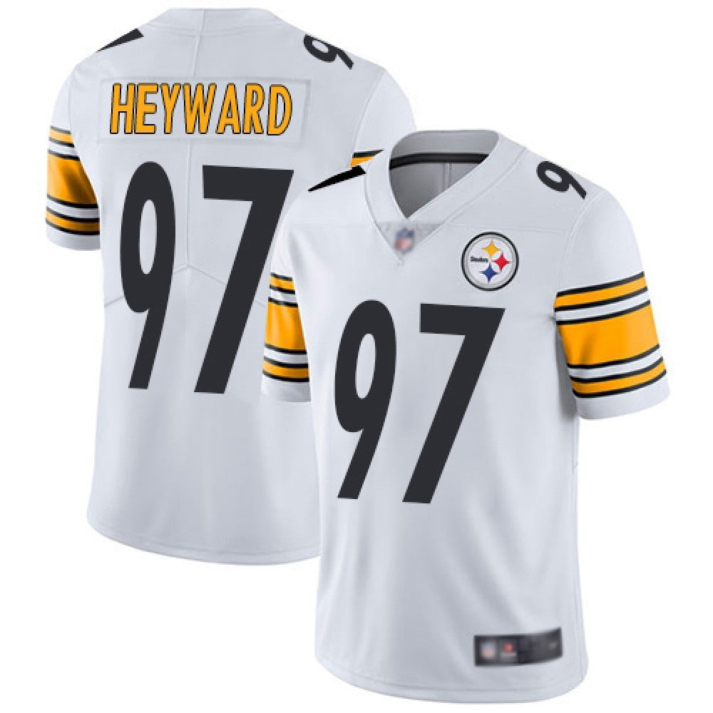 Men's Pittsburgh Steelers #97 Cameron Heyward White Vapor Untouchable Limited Stitched NFL Jersey 