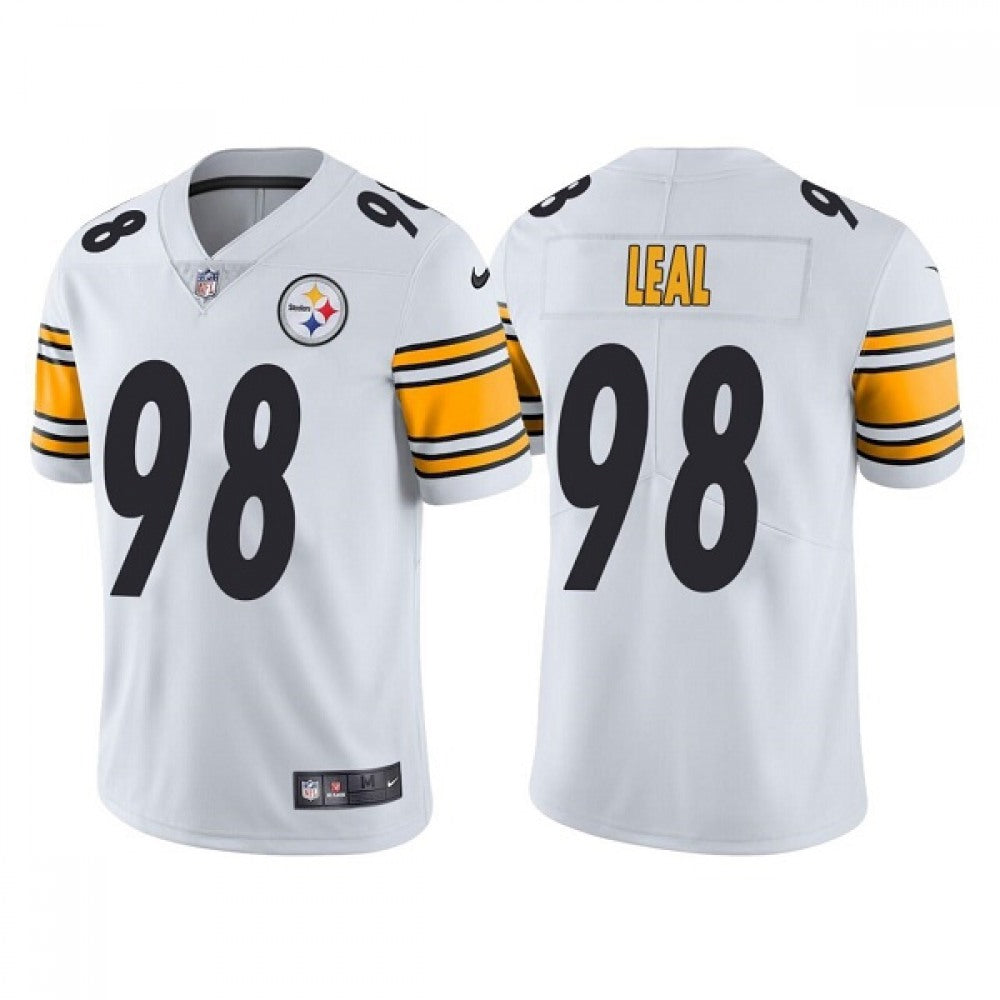 Men's Pittsburgh Steelers #98 DeMarvin Leal White Vapor Untouchable Limited Stitched Jersey 