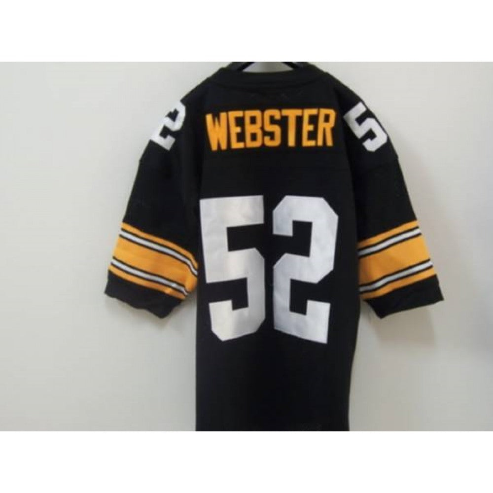 Mitchell & Ness Steelers #52 Mike Webster Black Stitched Throwback NFL Jersey 