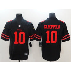 Men's San Francisco 49ers #10 Jimmy Garoppolo Black Vapor Untouchable Limited Stitched NFL Jersey 