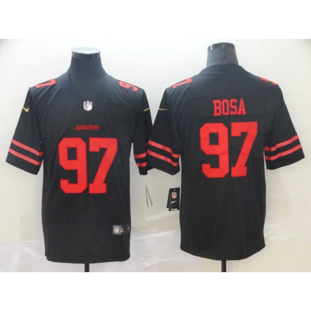 Men's San Francisco 49ers #97 Nick Bosa Black Vapor Untouchable Limited Stitched NFL Jersey 