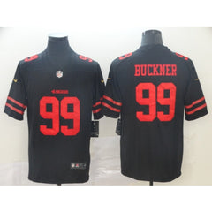Men's San Francisco 49ers #99 DeForest Buckner Black Vapor Untouchable Limited Stitched NFL Jersey 