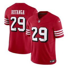 Men's San Francisco 49ers #29 Talanoa Hufanga New Red 2023 F.U.S.E. Stitched Football Jersey 