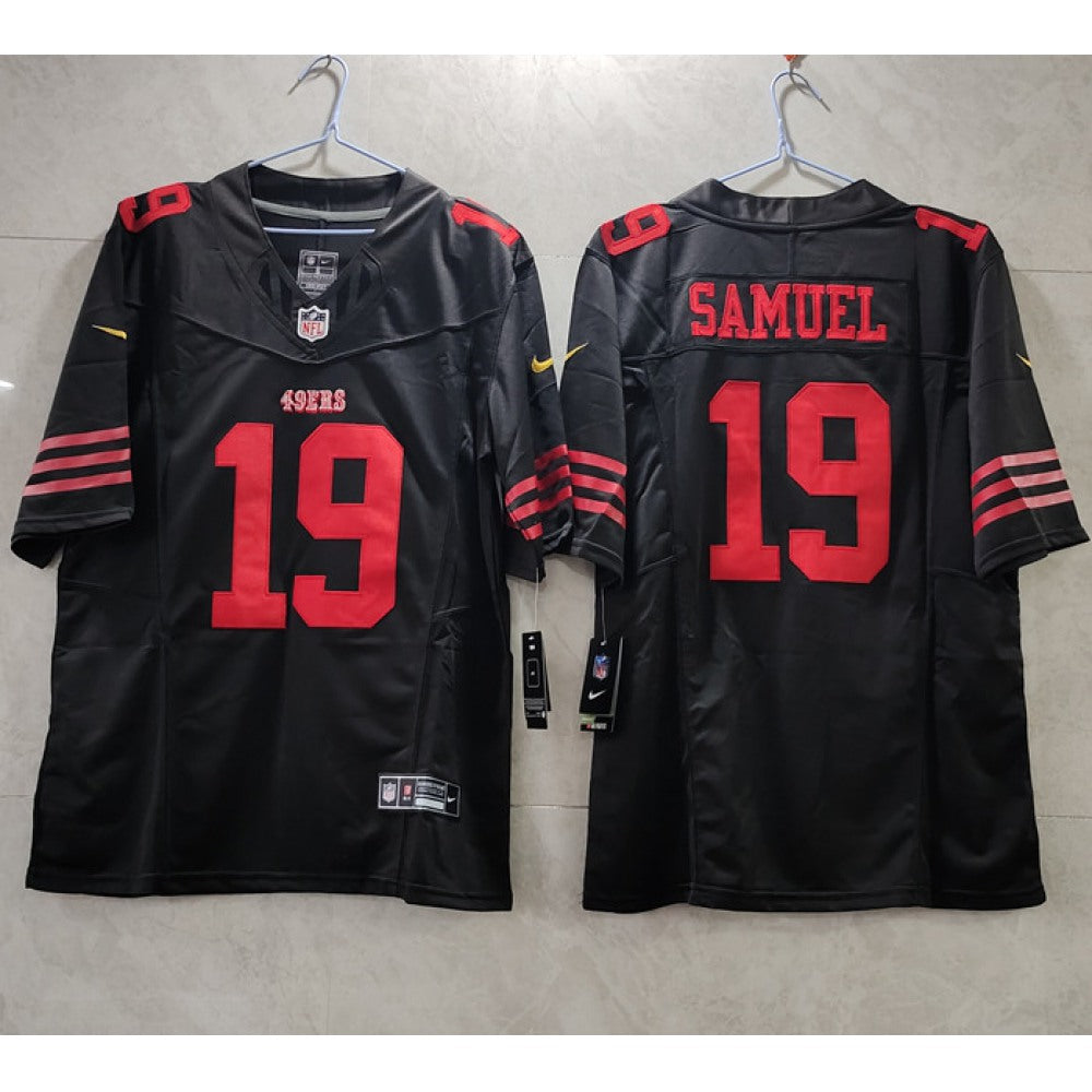 Men's San Francisco 49ers #19 Deebo Samuel Red 2023 F.U.S.E. Vapor Untouchable Limited Stitched Football Jersey 