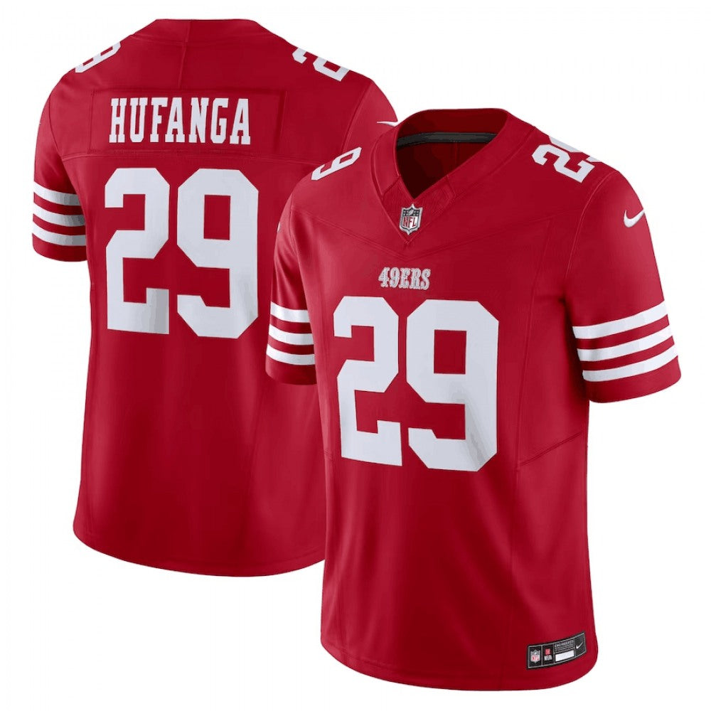 Men's San Francisco 49ers #29 Talanoa Hufanga Red 2023 F.U.S.E. Vapor Untouchable Limited Stitched Football Jersey 
