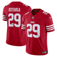 Men's San Francisco 49ers #29 Talanoa Hufanga Red 2023 F.U.S.E. Vapor Untouchable Limited Stitched Football Jersey 