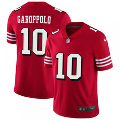 Men's NFL San Francisco 49ers #10 Jimmy Garoppolo Red 2018 Rush Vapor Untouchable Limited Stitched NFL Jersey 