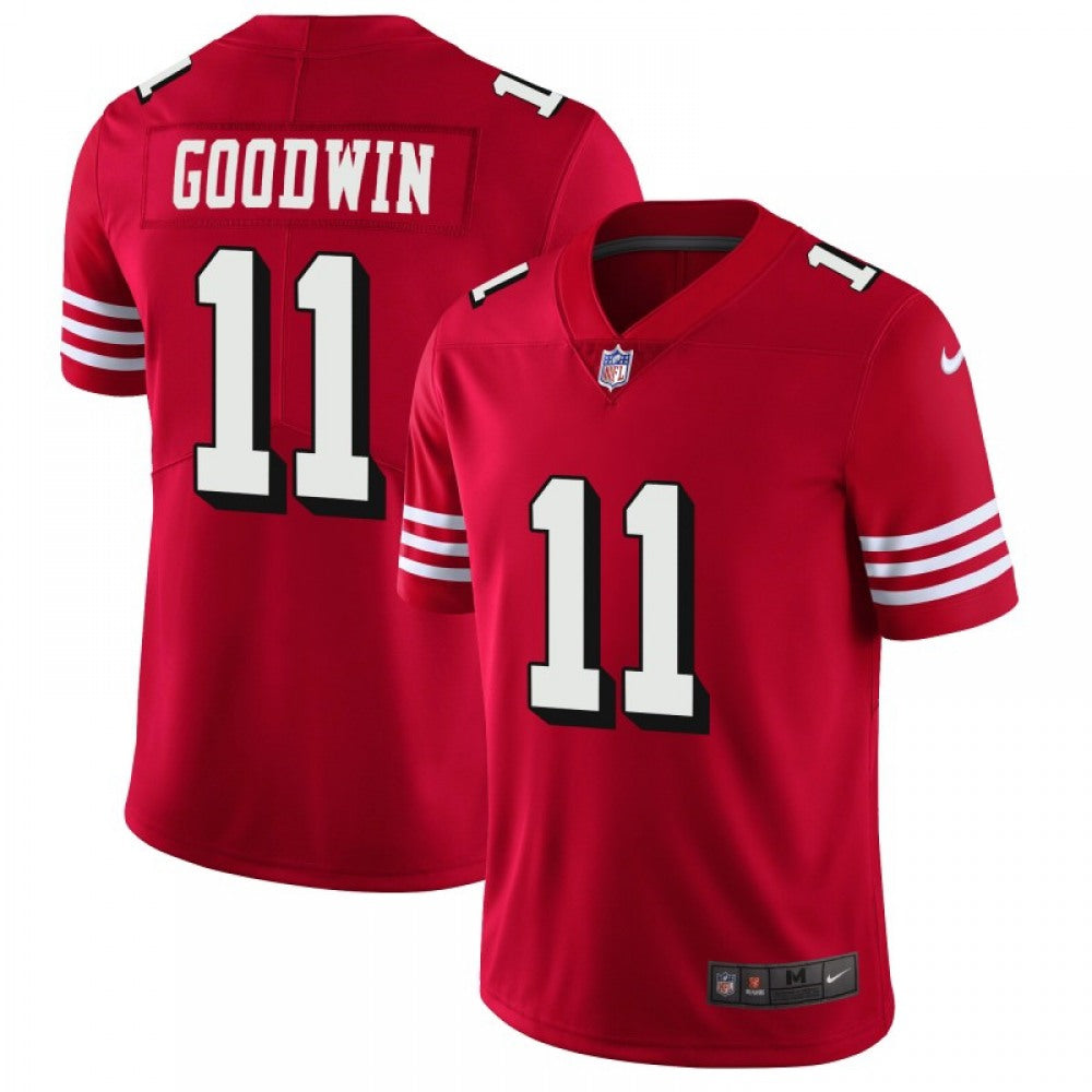 Men's NFL San Francisco 49ers #11 Marquise Goodwin Red 2018 Rush Vapor Untouchable Limited Stitched NFL Jersey 