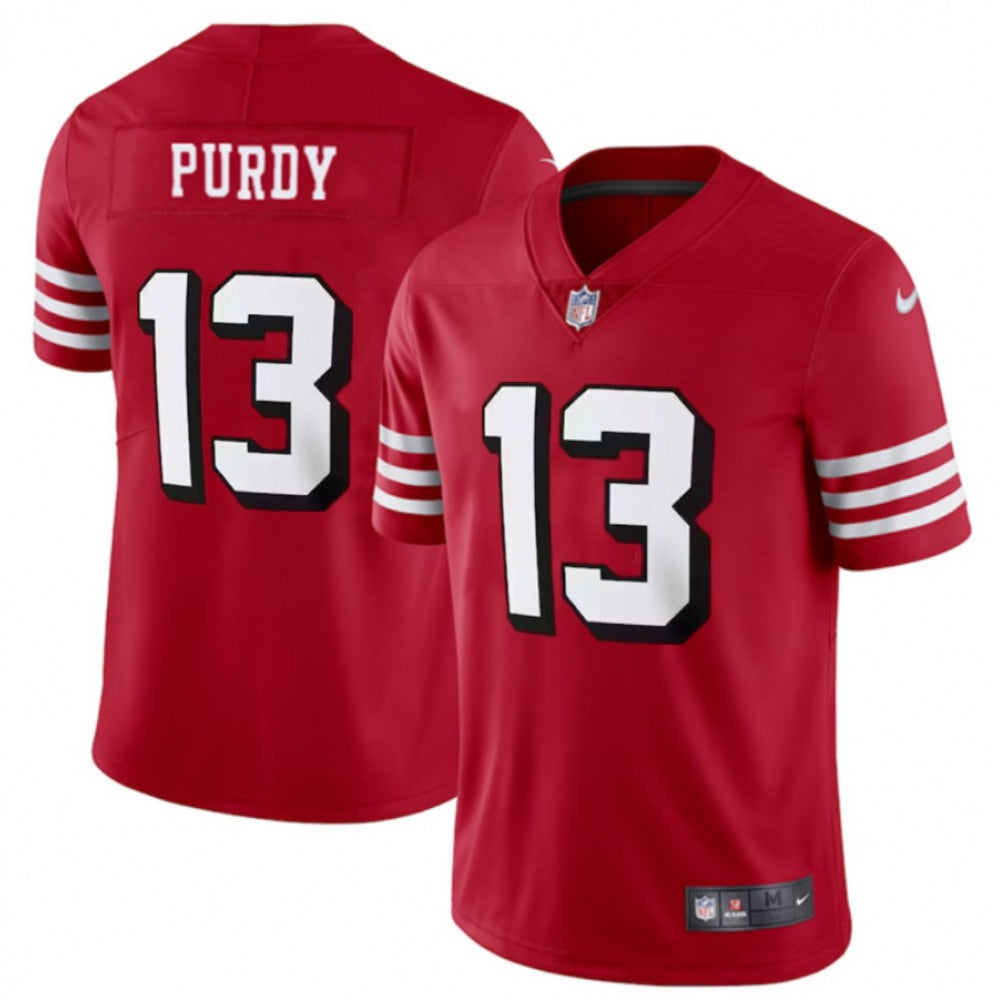 Men's San Francisco 49ers #13 Brock Purdy New Red Vapor Untouchable Limited Stitched Football Jersey 