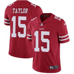 Men's San Francisco 49ers #15 Trent Taylor Red Vapor Untouchable Limited Stitched NFL Jersey 