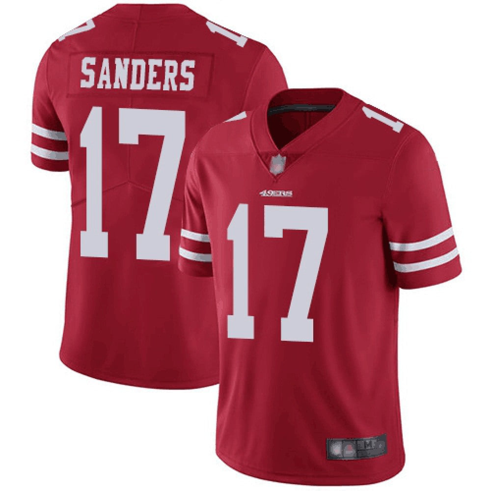 Men's San Francisco 49ers #17 Emmanuel Sanders Red Vapor Untouchable Limited Stitched NFL Jersey 