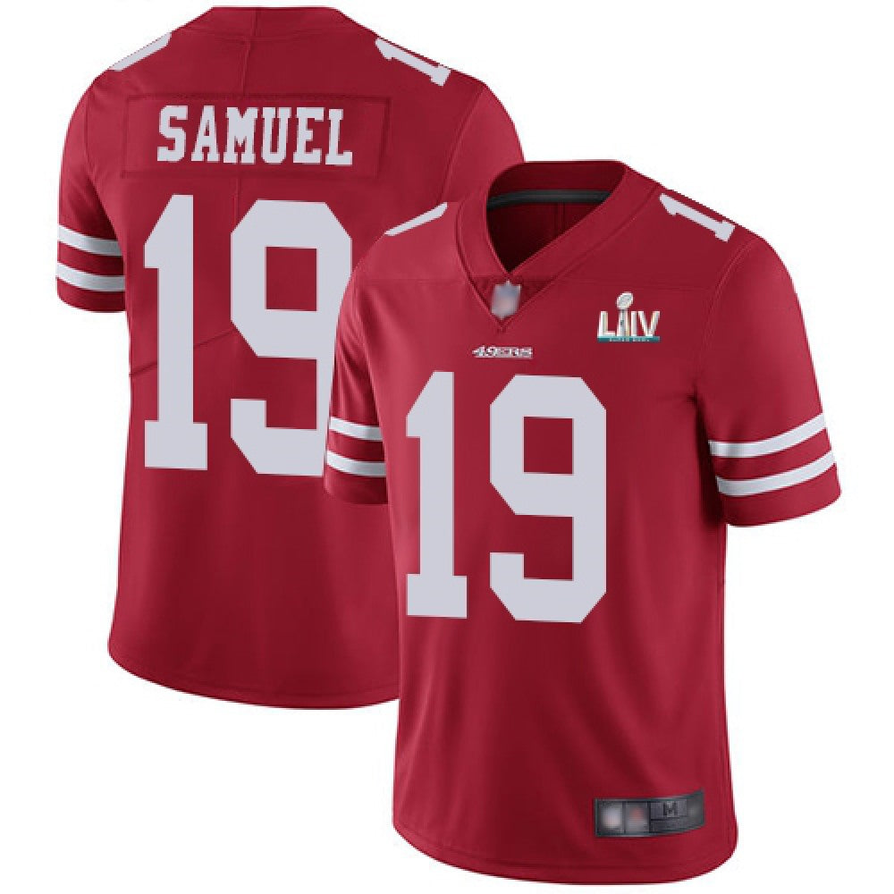 Men's San Francisco 49ers #19 Deebo Samuel Red Super Bowl LIV Vaper Untouchable Limited Stitched NFL Jersey 