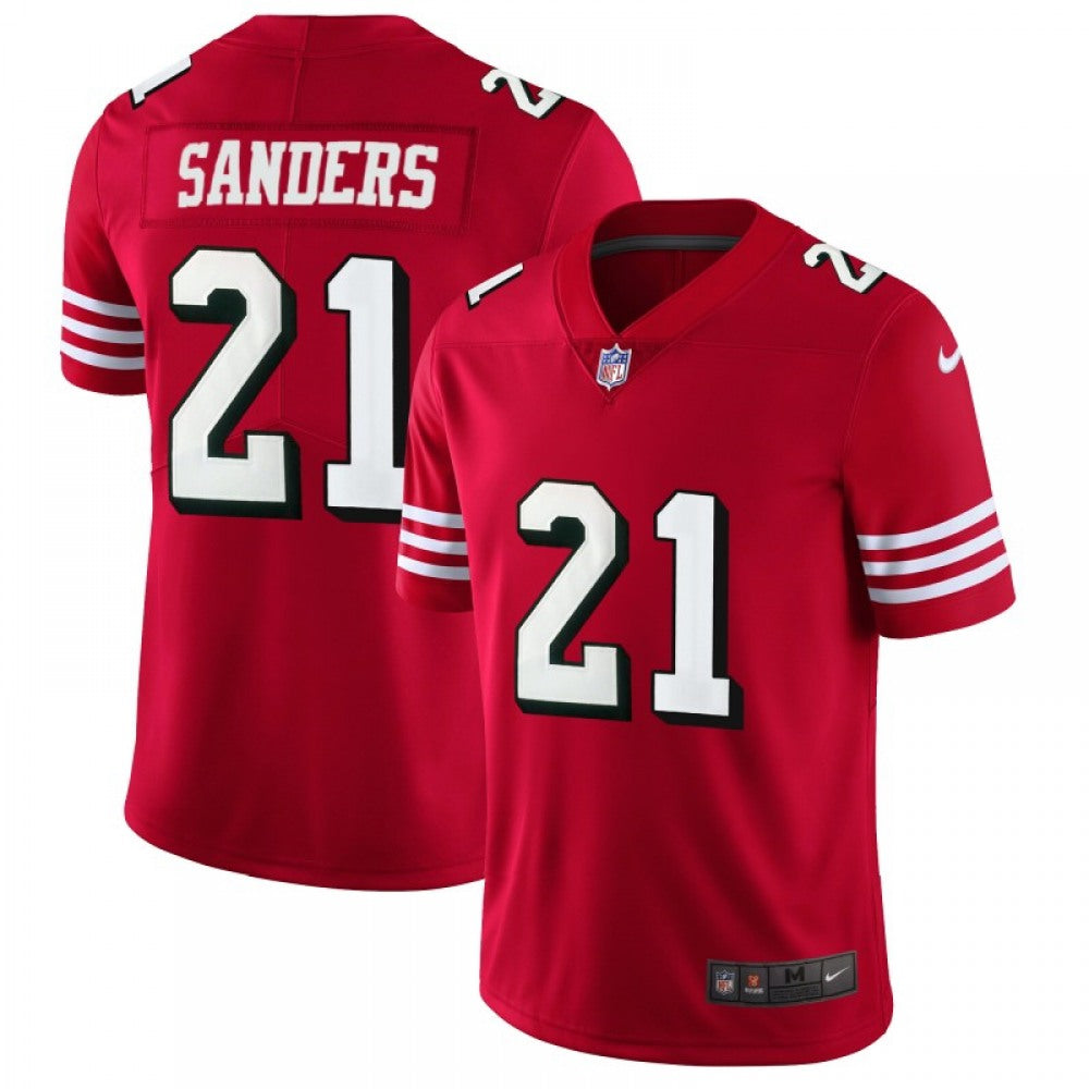 Men's NFL San Francisco 49ers #21 Deion Sanders Red 2018 Rush Vapor Untouchable Limited Stitched NFL Jersey 