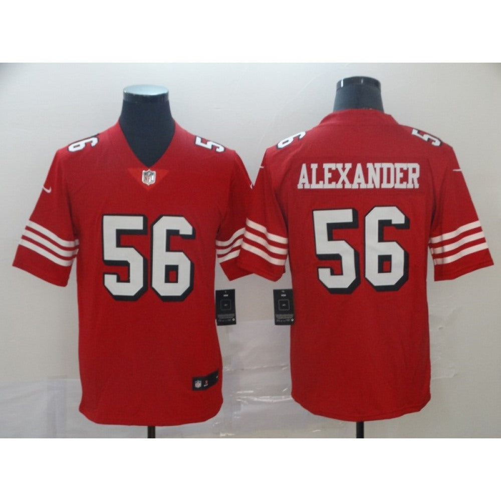 Men's San Francisco 49ers #56 Kwon Alexander 2019 Red Vapor Untouchable Limited Stitched NFL Jersey 