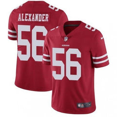 Men's San Francisco 49ers #56 Kwon Alexander Red Vapor Untouchable Limited Stitched NFL Jersey 