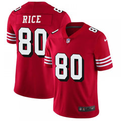 Men's NFL San Francisco 49ers #80 Jerry Rice Red 2018 Rush Vapor Untouchable Limited Stitched NFL Jersey 