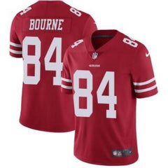 Men's San Francisco 49ers #84 Kendrick Bourne Red Vapor Untouchable Limited Stitched NFL Jersey 