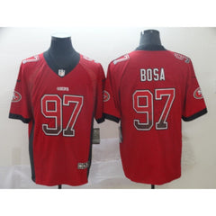 Men's San Francisco 49ers #97 Nick Bosa Red Drift Fashion Color Rush Limited Stitched NFL Jersey 