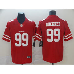 Men's San Francisco 49ers #99 DeForest Buckner Red Vapor Untouchable Limited Stitched NFL Jersey 